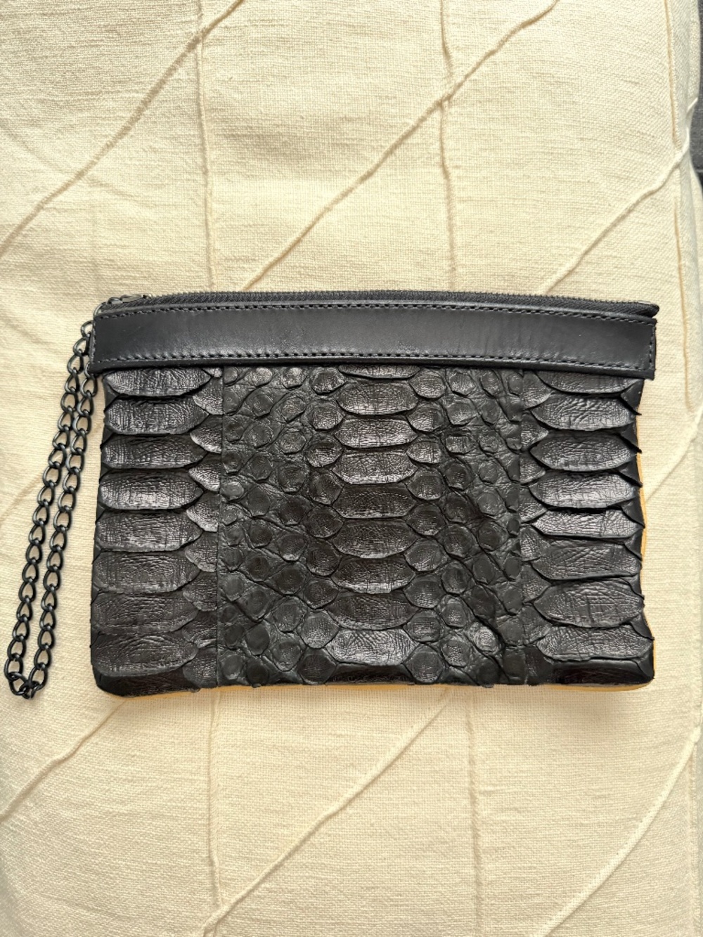 Handmade 100% leather wristlet
